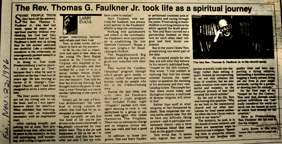 faulkner1996lifeasspiritual