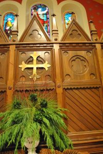 Reredos left to right - 03. Note the cross which doesn't appear in earlier pictures