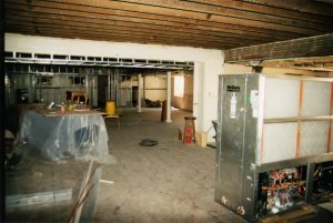 Sydnor Hall under renovation