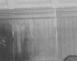 Door in reredos that would have led to the Vestry room.