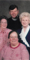 Avis Harris (christian education), Susan Onderdonk (organist), Elizabeth Roberson (secretary)